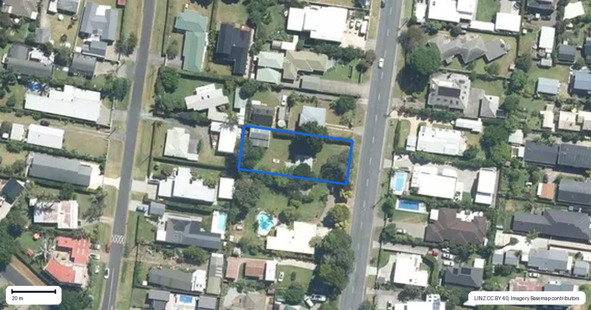 Property context map for 96 Ladies Mile, Manly, Whangaparaoa