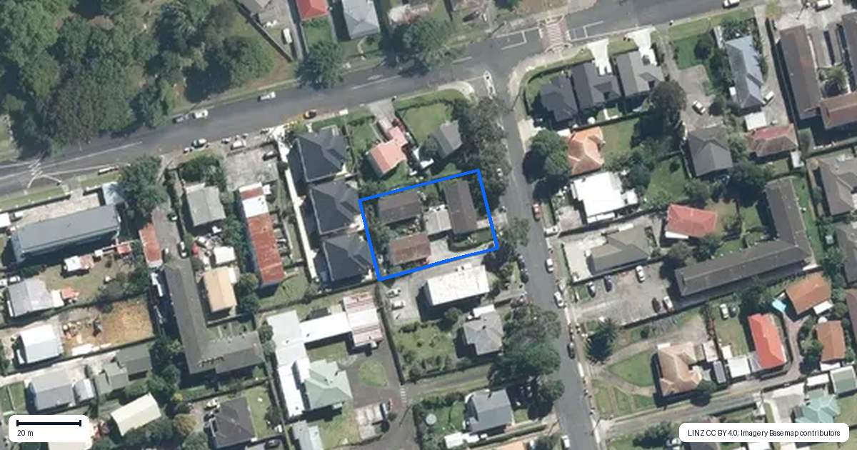 Property context map for 3 Hutton Street, Otahuhu, Auckland