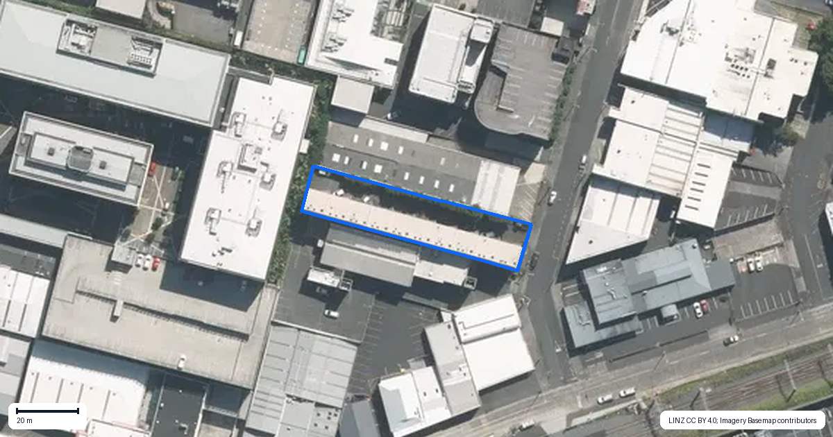 Property context map for 1/17 Auburn Street, Grafton, Auckland