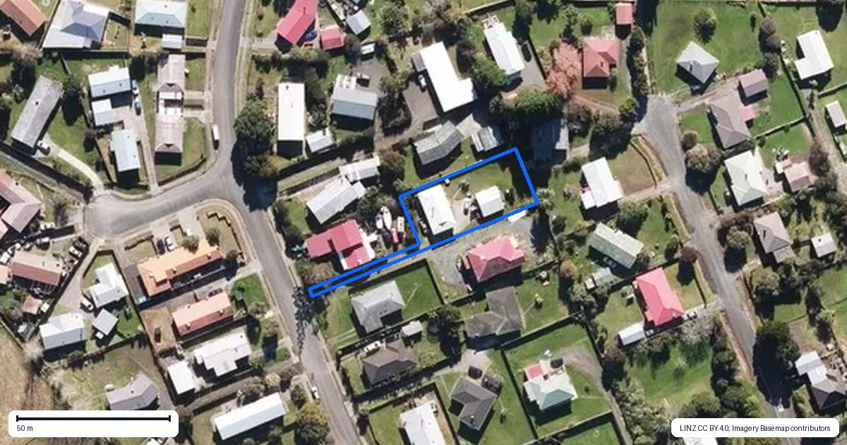 Property context map for 18A Williams Street, Kaitaia