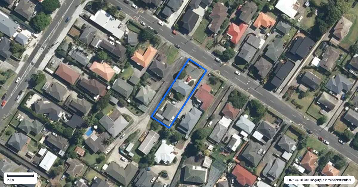 Property context map for 34B Haughey Avenue, Three Kings, Auckland