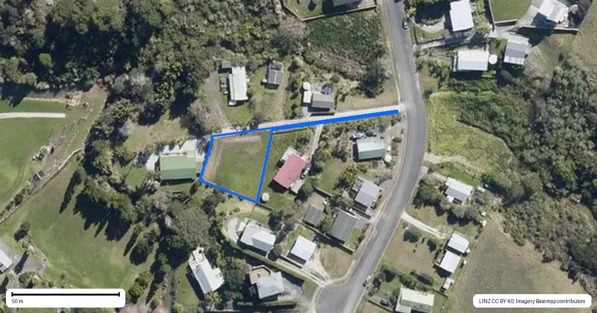 Property context map for 31 Paradise Road, Coopers Beach