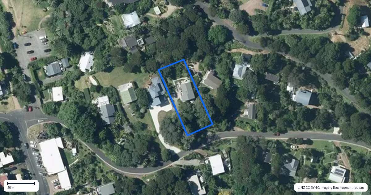 Property context map for 8 Hill Road, Palm Beach, Waiheke Island