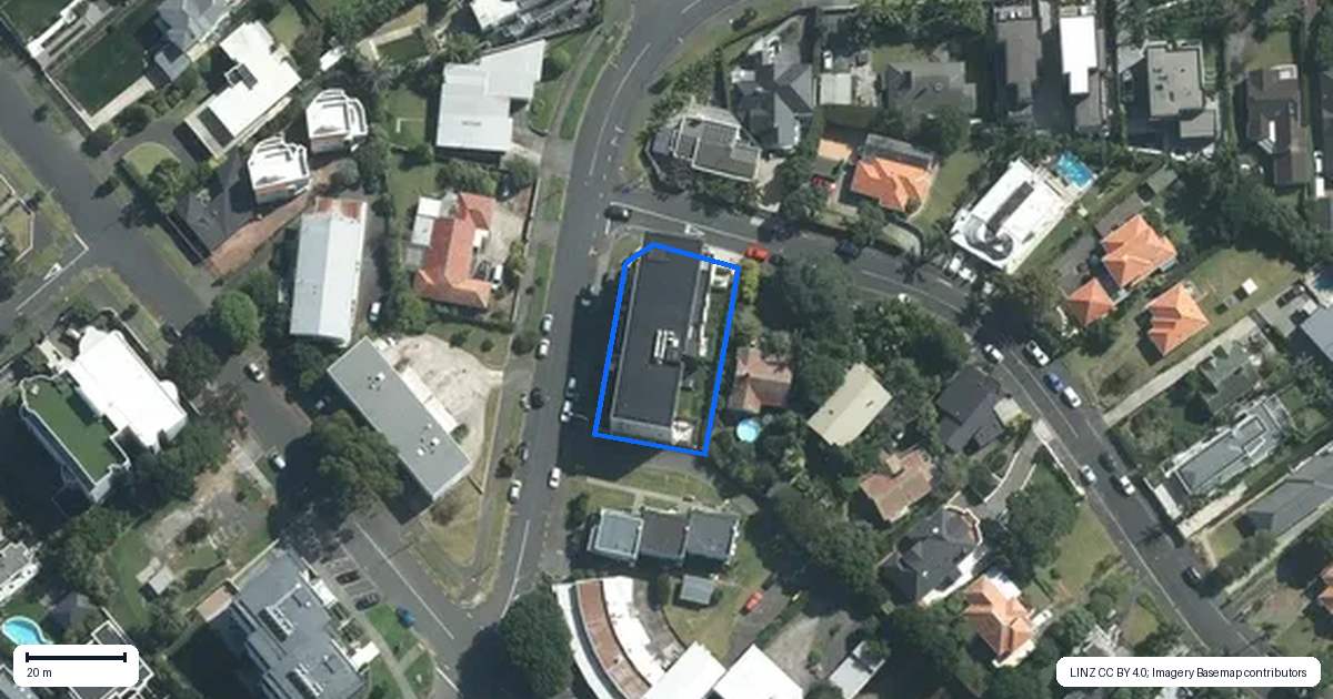 Property context map for 201/11 Paora Street, Orakei, Auckland