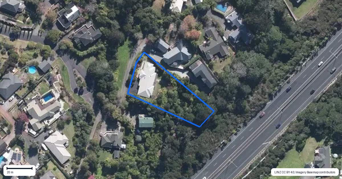 Property context map for 27 Kimberly Grove, Greenhithe, Auckland