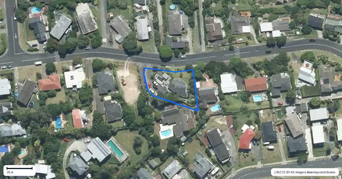 Property context map for 15 Danbury Drive, Torbay, Auckland