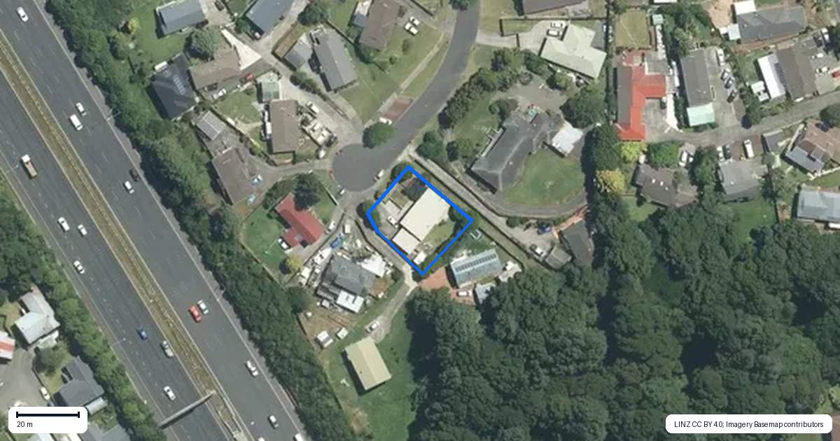 Property context map for 18 Crail Court, Totara Heights, Auckland