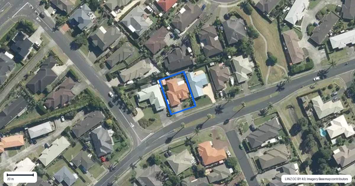 Property context map for 110 Lakeside Drive, Orewa