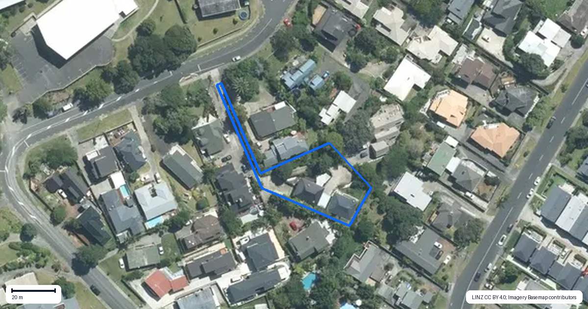 Property context map for 17A Clematis Avenue, Murrays Bay, Auckland