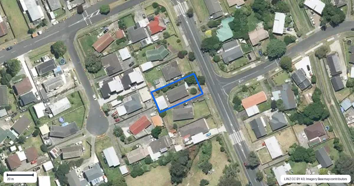 Property context map for 22 Rowandale Avenue, Manurewa, Auckland