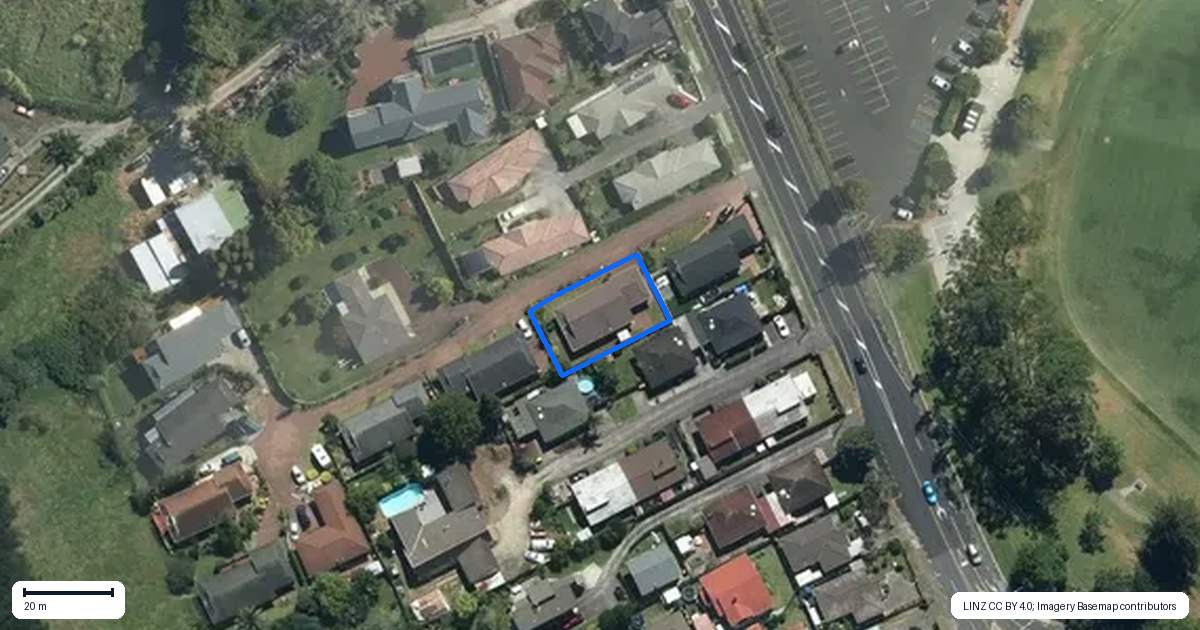 Property context map for 131B Parrs Cross Road, Glen Eden, Auckland