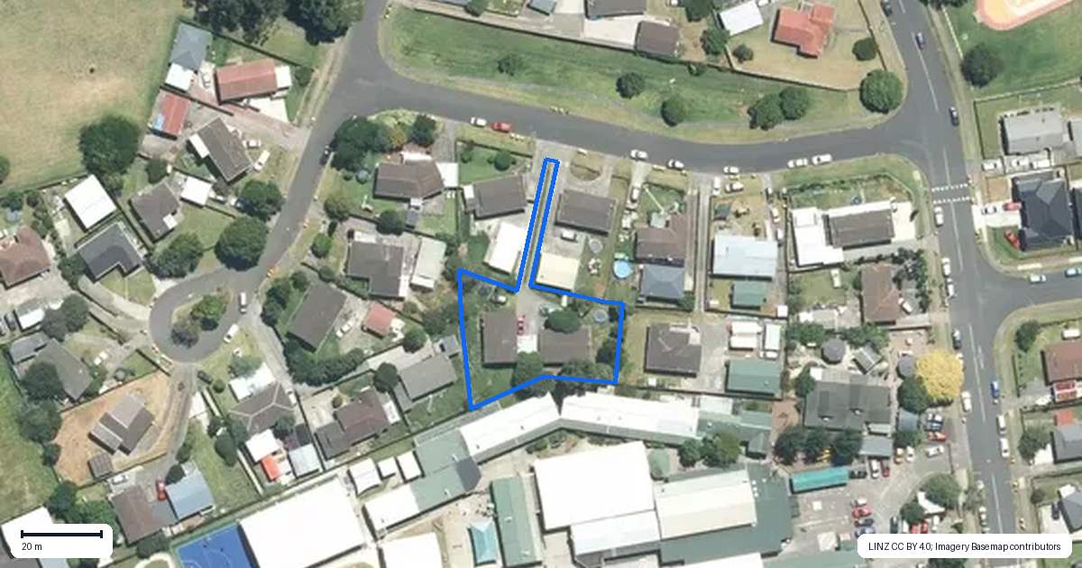 Property context map for 1/12 Tamworth Close, Manurewa, Auckland