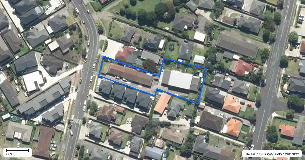 Property context map for 5/42 Wintere Road, Papatoetoe, Auckland
