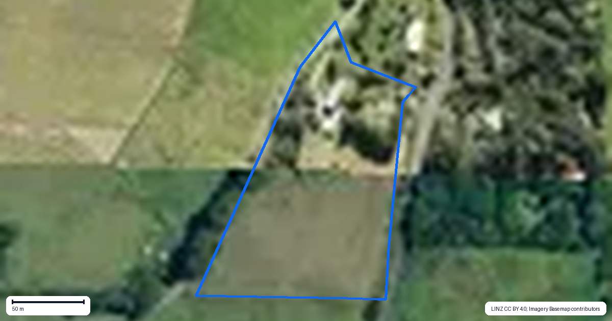 Property context map for 11 Barriball Road, Kaitaia