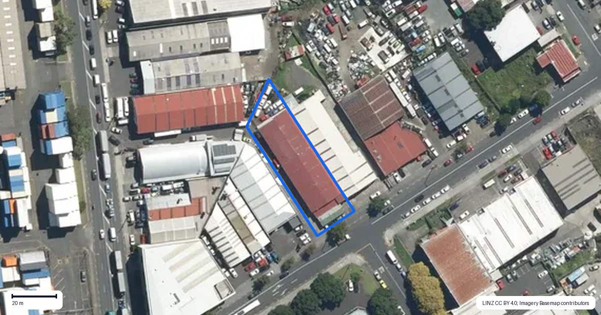 Property context map for 137 Station Road, Otahuhu, Auckland