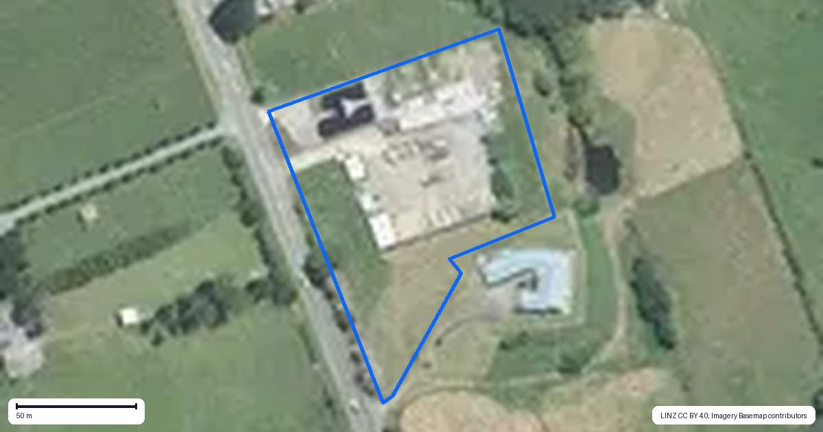 Property context map for 324 Mill Road, Takanini, Auckland