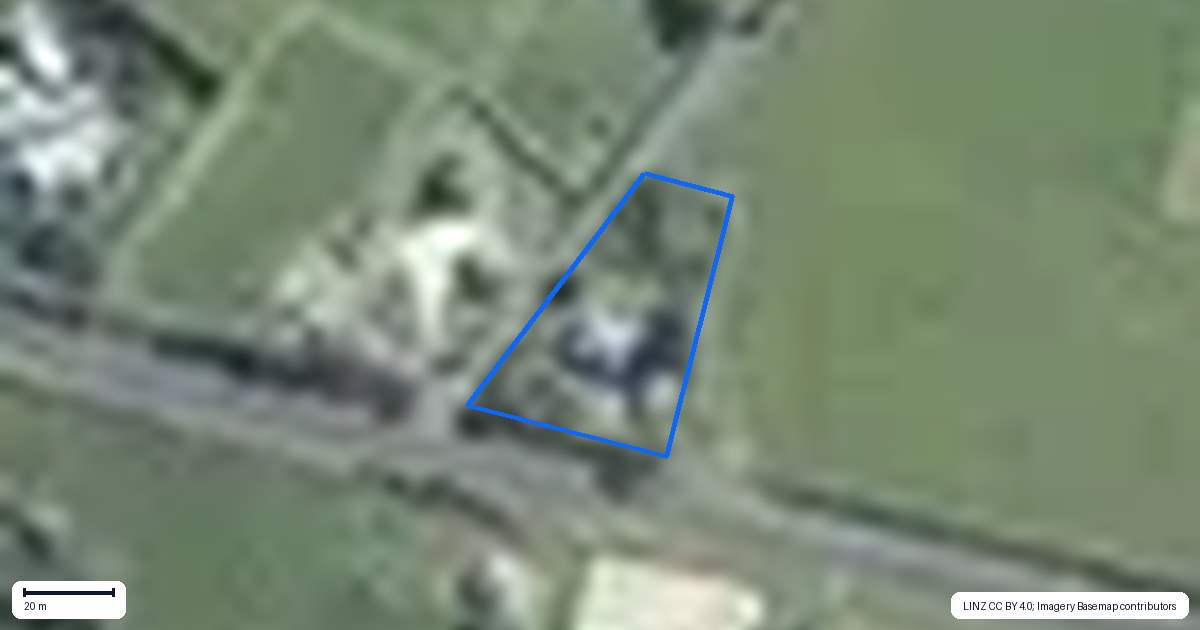 Property context map for 56 Morley Road, Waiuku