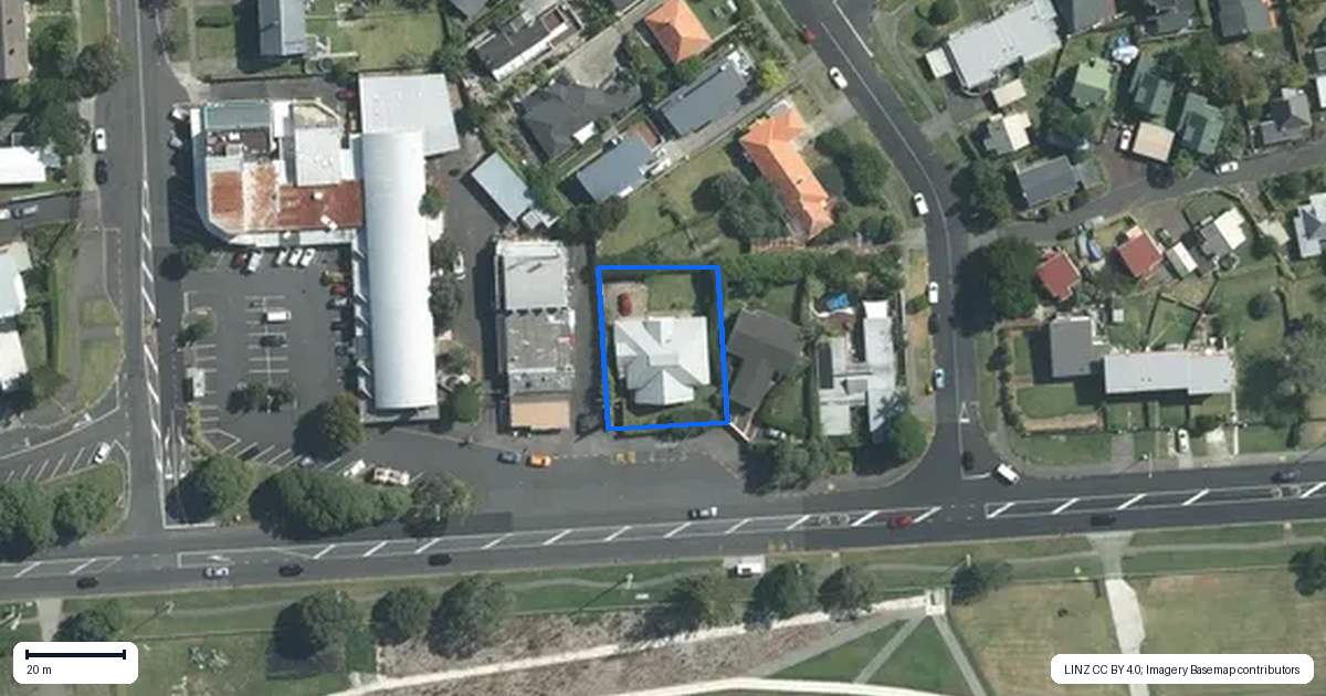 Property context map for 180 Kepa Road, Orakei, Auckland