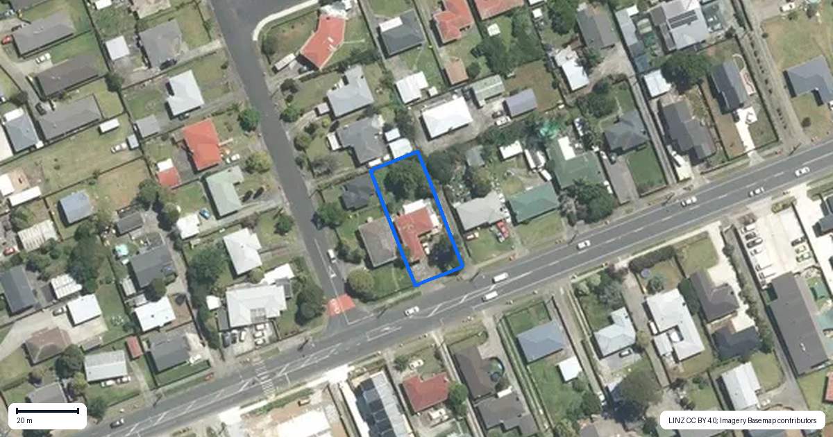 Property context map for 89 Mahia Road, Manurewa, Auckland