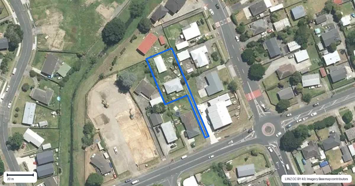 Property context map for 101 Mahia Road, Wattle Downs, Auckland
