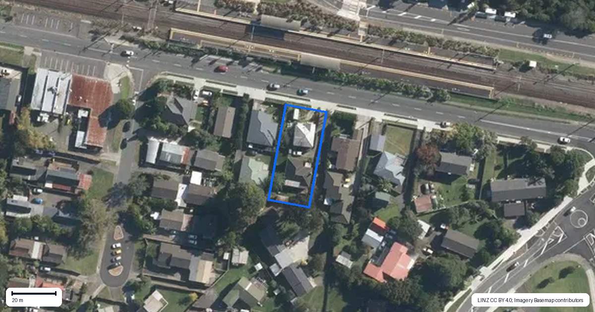Property context map for 1/12 Pooks Road, Ranui, Auckland