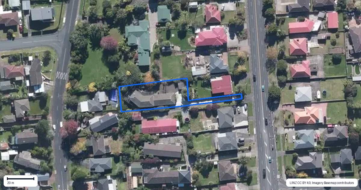 Property context map for 4220A Great North Road, Glendene, Auckland