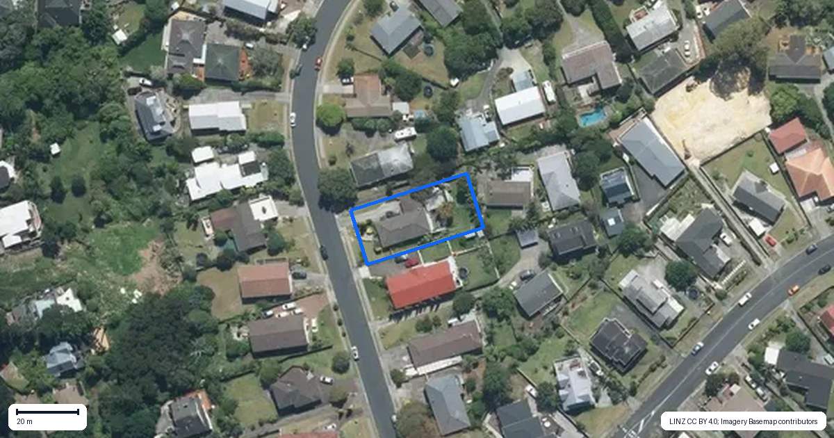 Property context map for 97 Langana Avenue, Browns Bay, Auckland