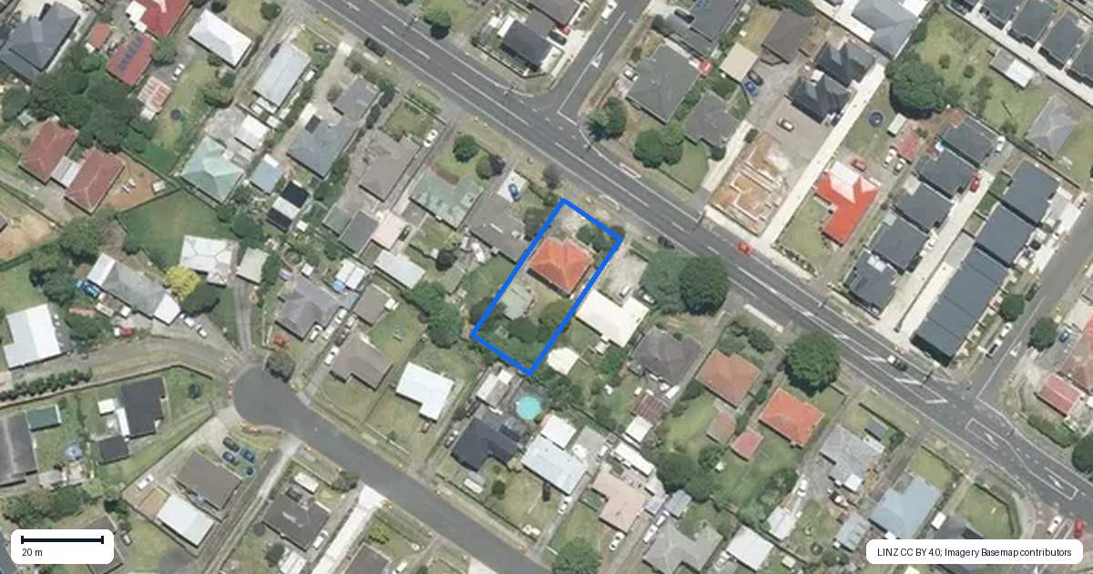 Property context map for 164 Russell Road, Manurewa, Auckland