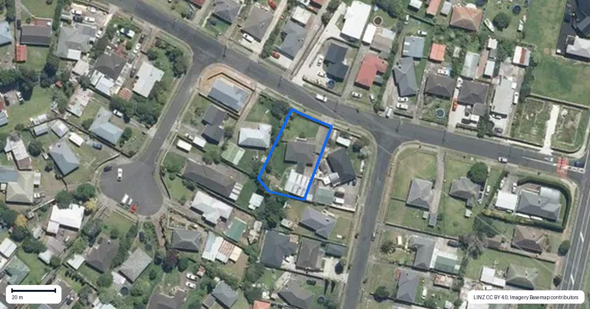 Property context map for 29 Capstick Road, Otara, Auckland