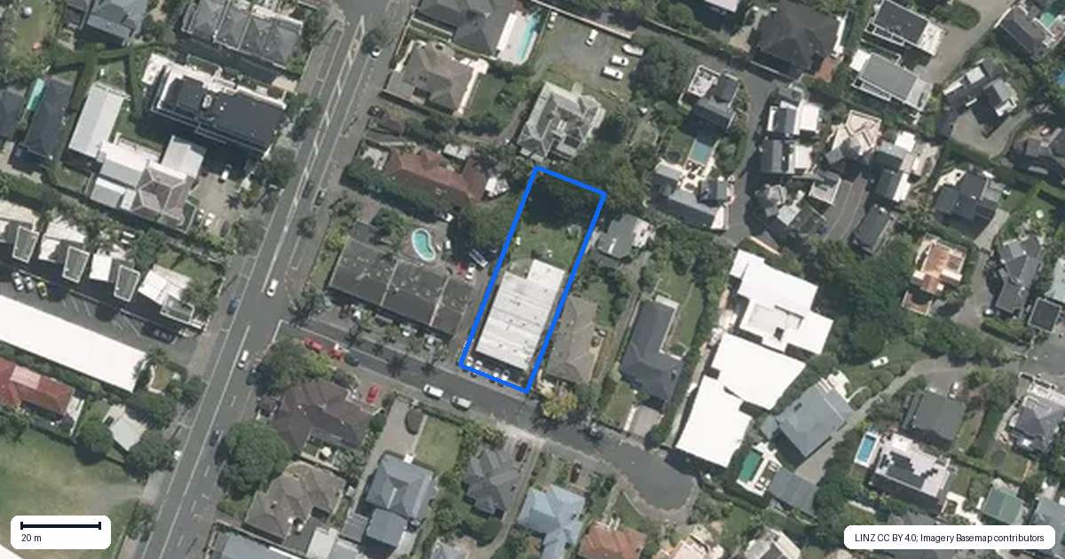 Property context map for 2/2 Westwood Terrace, Saint Marys Bay, Auckland