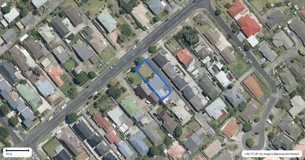 Property context map for 116 Hutchinson Avenue, New Lynn, Auckland