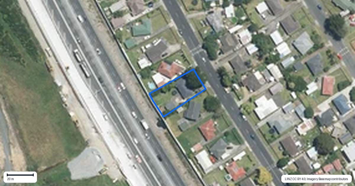 Property context map for 97 Chichester Drive, Rosehill, Papakura