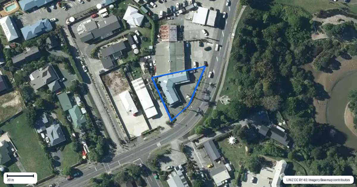 Property context map for 989 Matakana Road, Matakana