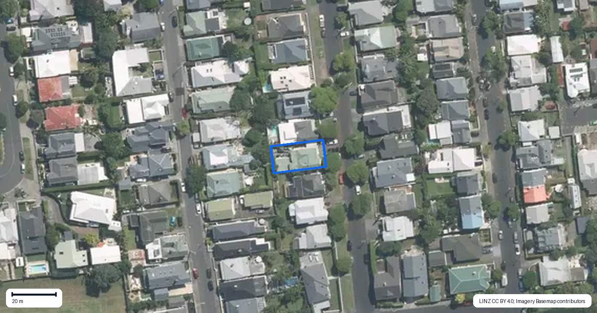 Property context map for 85 Islington Street, Ponsonby, Auckland