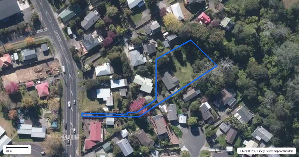 Property context map for 145A Don Buck Road, Massey, Auckland