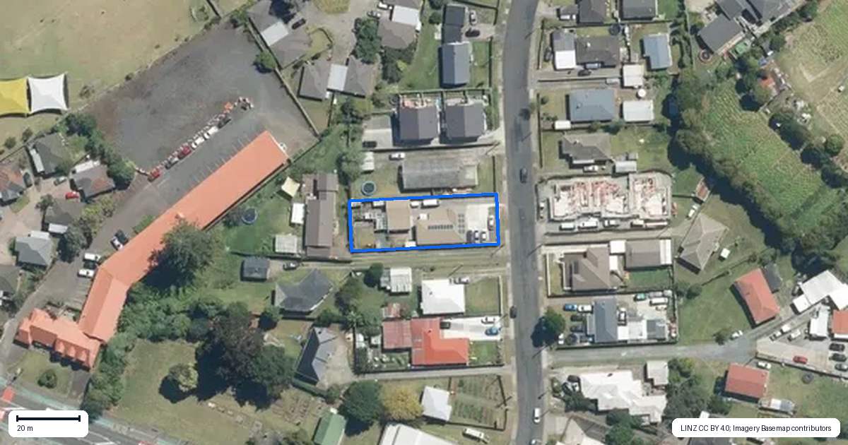 Property context map for 19 Jordan Road, Mangere, Auckland