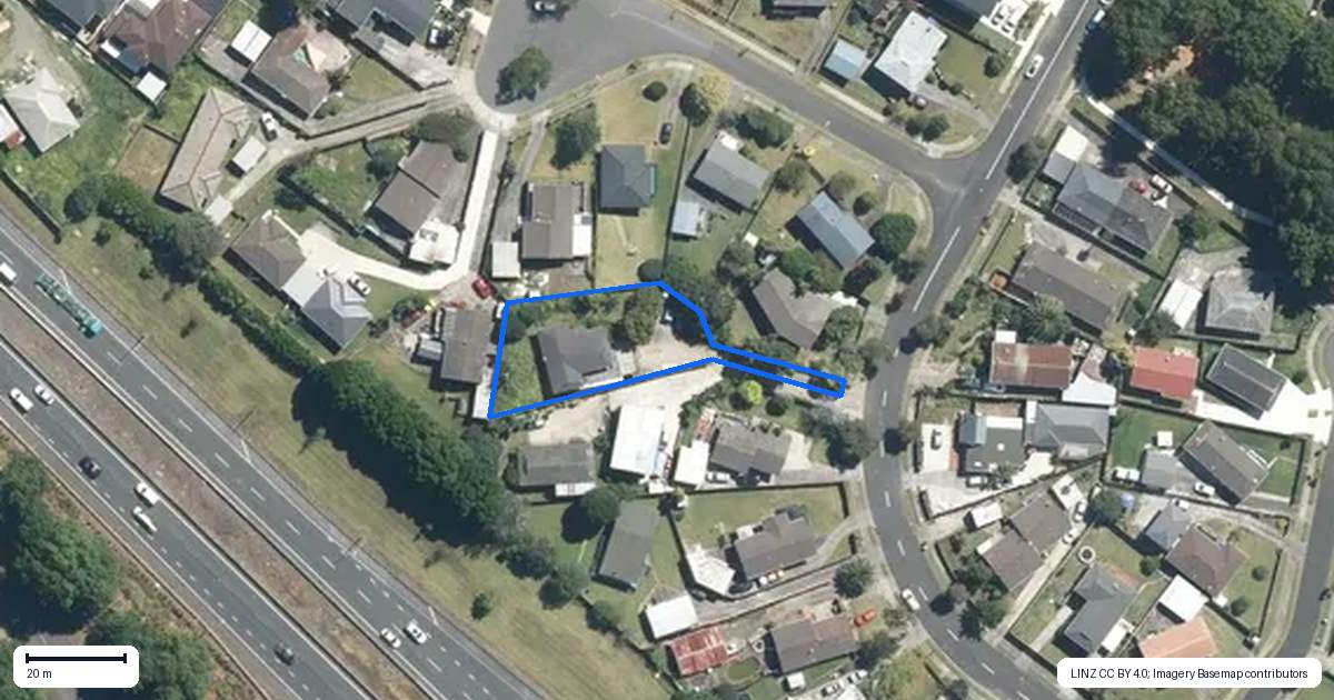 Property context map for 202 Hillside Road, Papatoetoe, Auckland