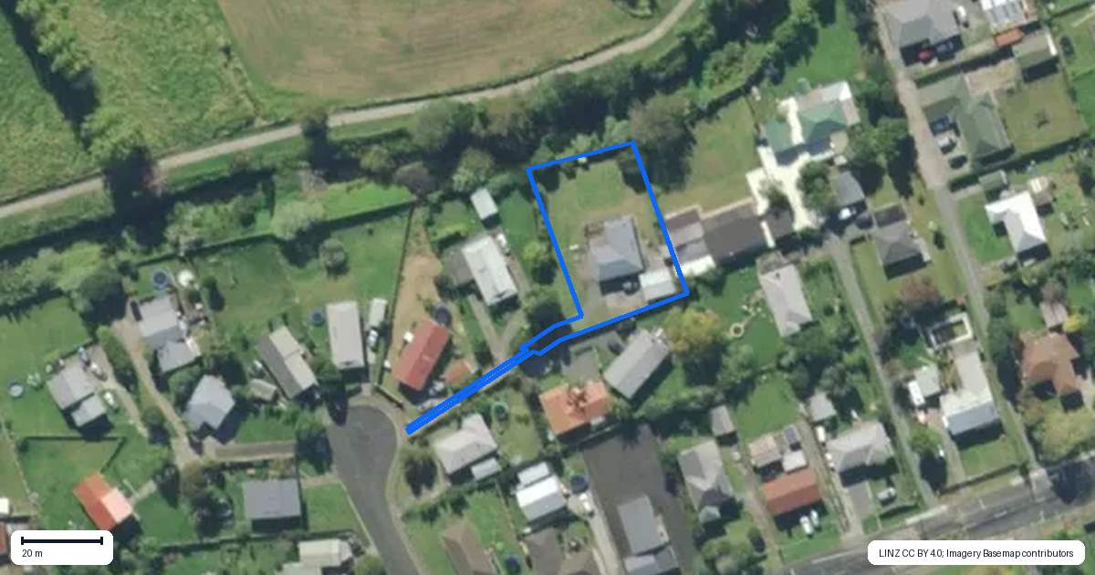 Property context map for 8 Exeter Street, Raumanga, Whangarei