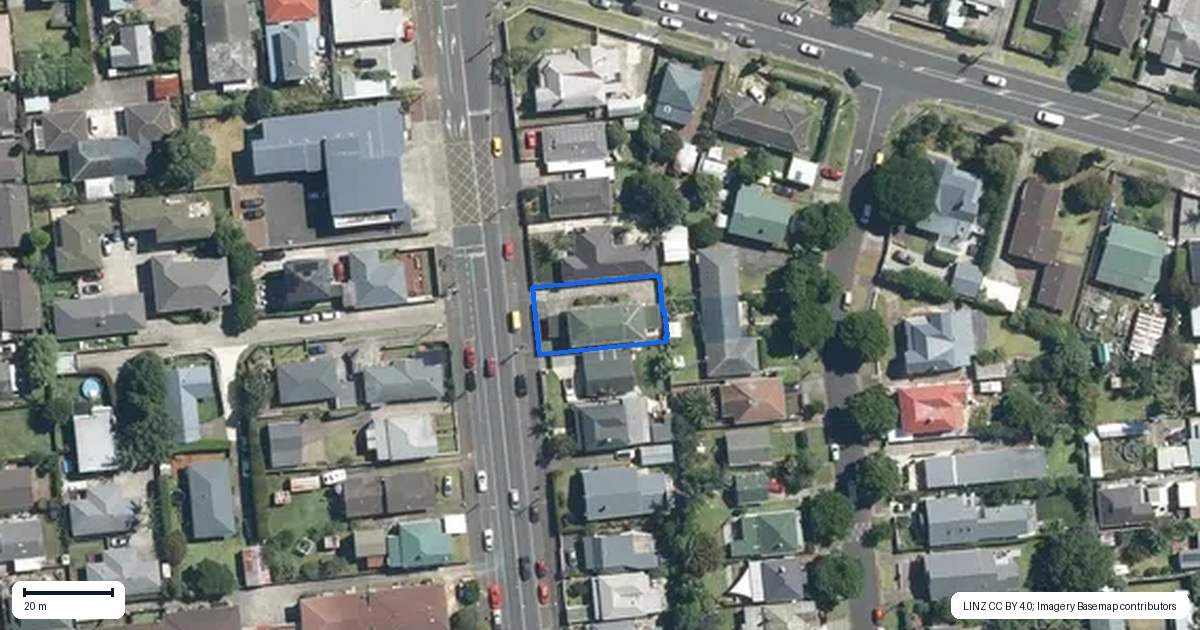 Property context map for 405D Onehunga Mall, Onehunga, Auckland