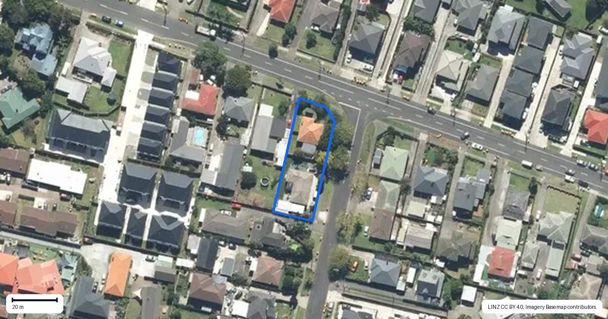 Property context map for 2/23 Kimpton Road, Papatoetoe, Auckland