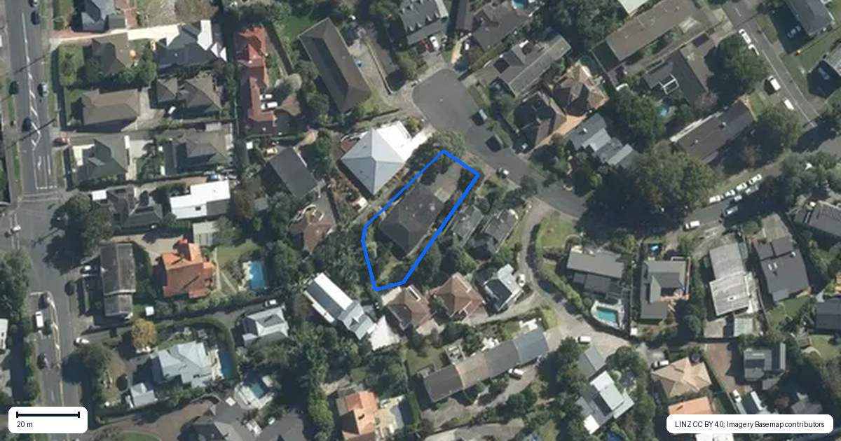 Property context map for 24A Nordon Place, Remuera, Auckland