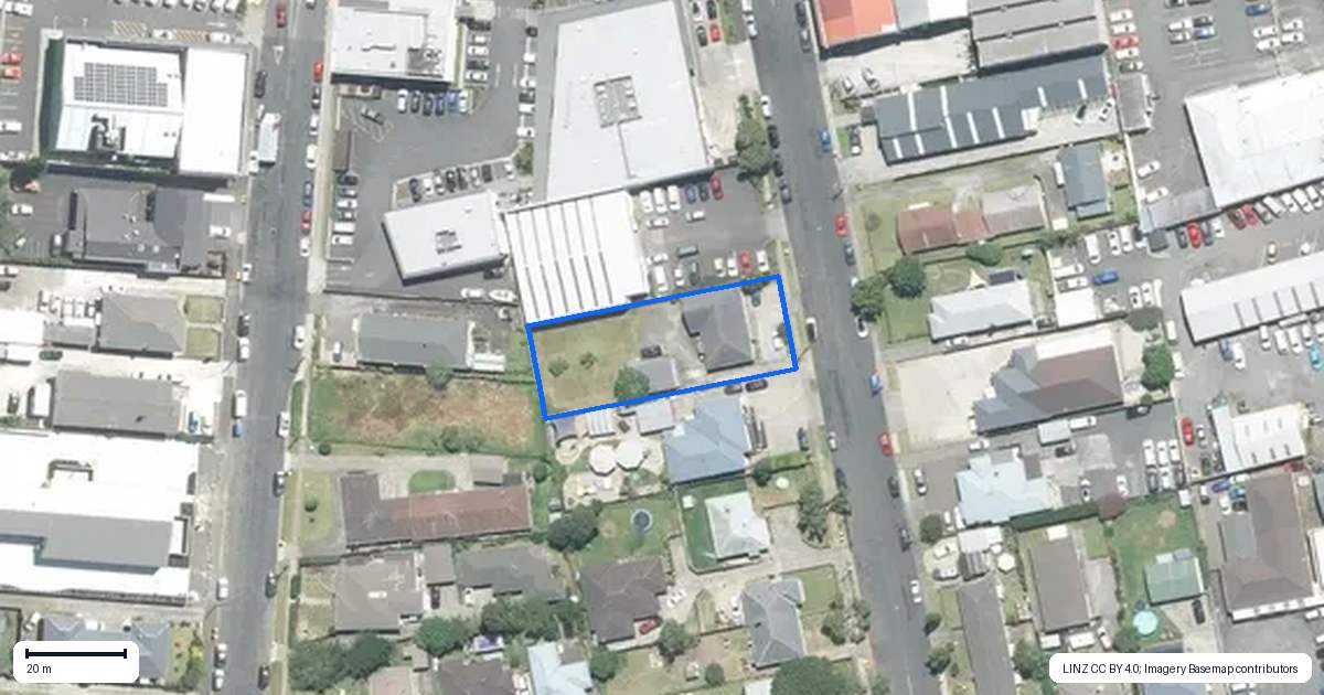 Property context map for 5 Graham Street, Pukekohe
