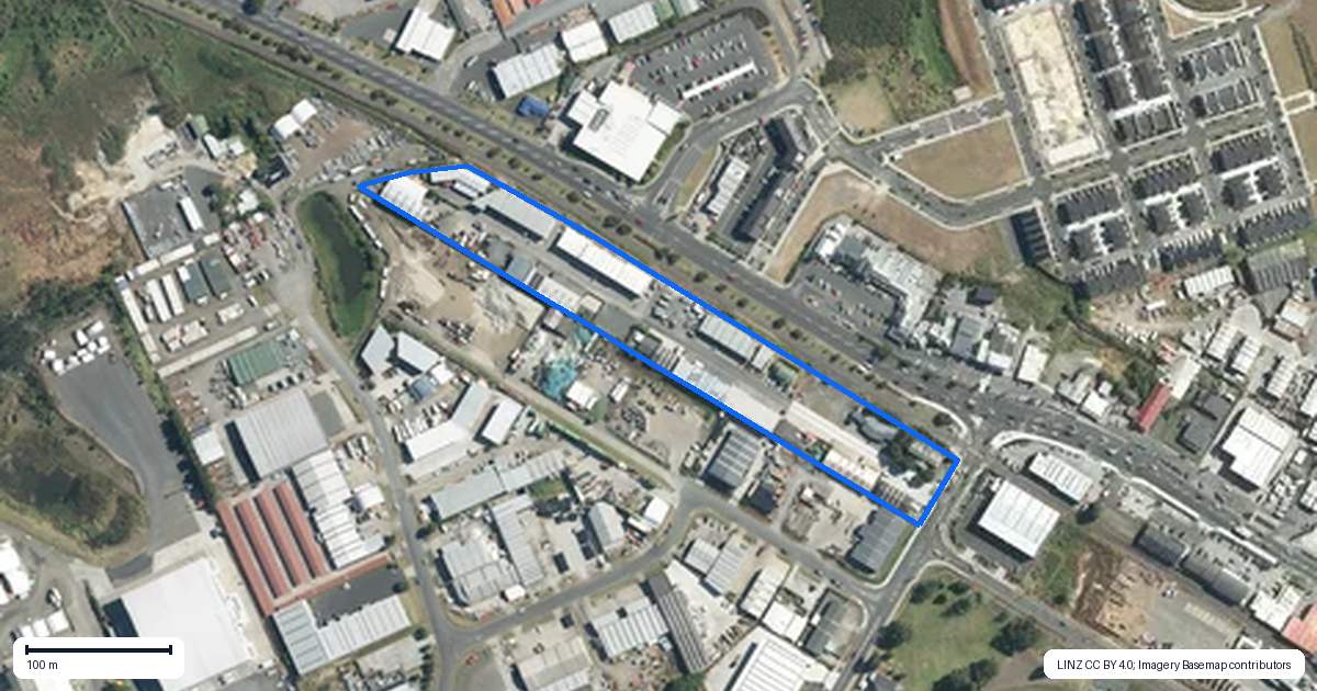 Property context map for 22 Shamrock Drive, Kumeu