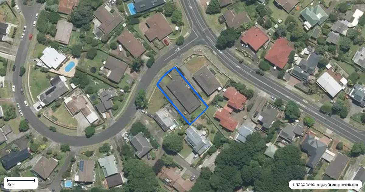 Property context map for 4 Kingsclere Place, Goodwood Heights, Auckland