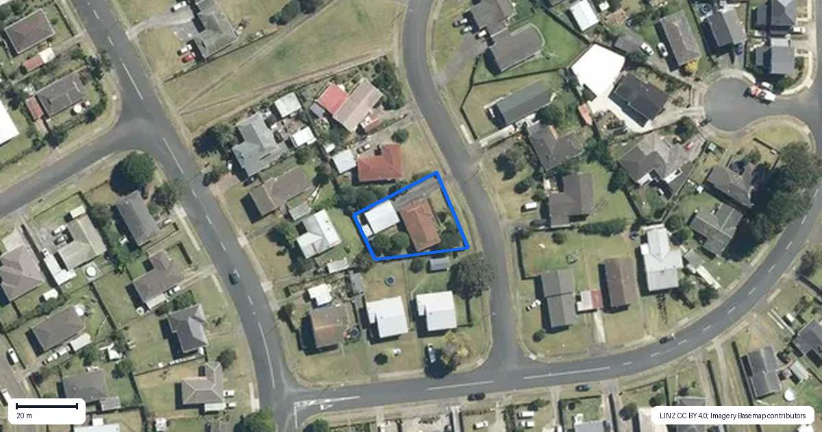 Property context map for 4 Kirkella Crescent, Mangere East, Auckland
