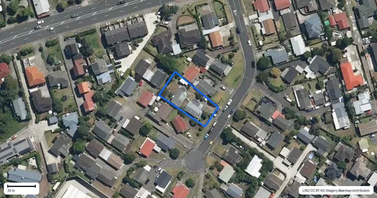 Property context map for 19 Alana Place, Mount Wellington, Auckland