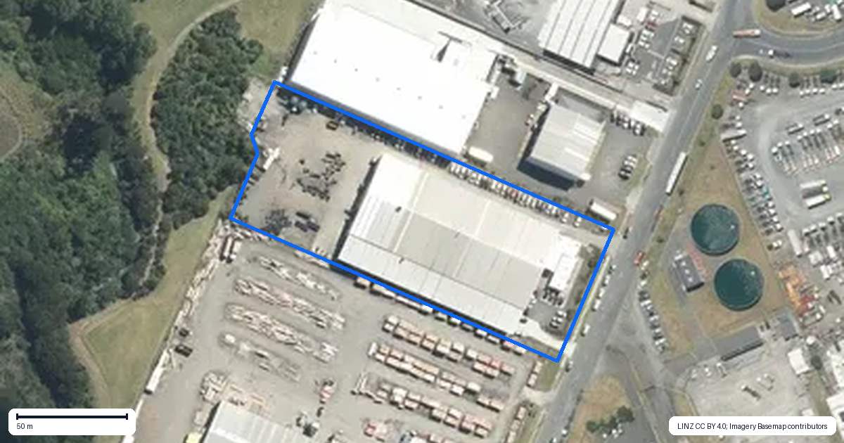 Property context map for 49 McLaughlins Road, Wiri, Auckland