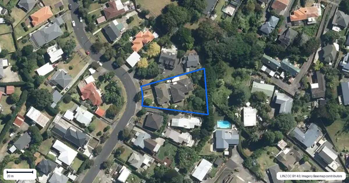 Property context map for 63 Te Kawa Road, Greenlane, Auckland