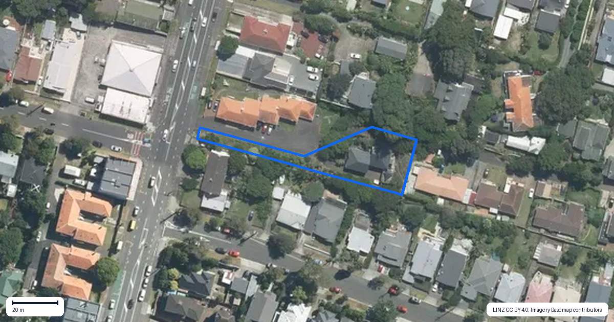 Property context map for 794B Dominion Road, Mount Eden, Auckland
