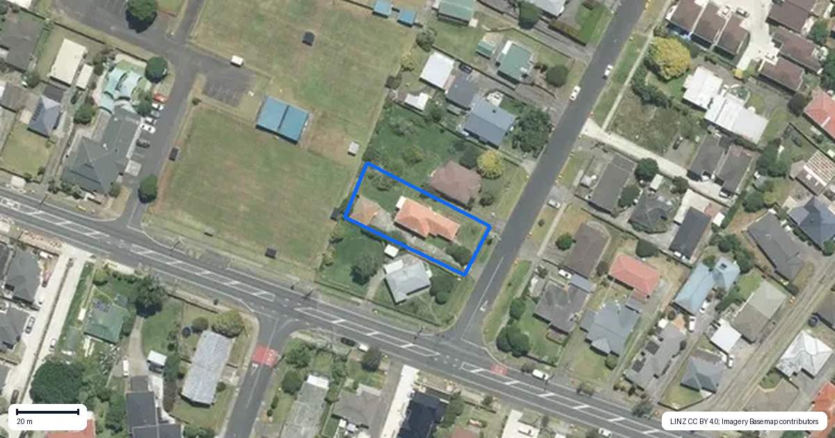 Property context map for 4 James Road, Manurewa, Auckland